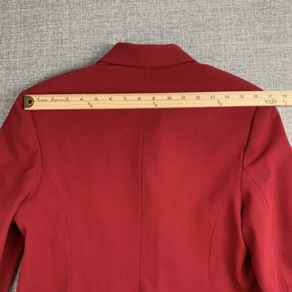 Vintage Conrad C Collection Two Piece Burgundy Skirt Suit 12 Made in Canada - Picture 7 of 16